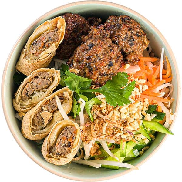 Impossible Meat & Egg Roll Vermicelli Salad